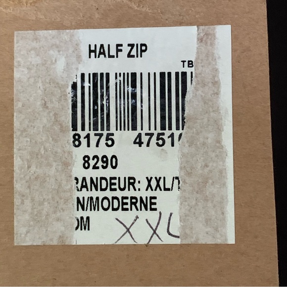 Men’s XXL WOOLRICH Modern Fit Black Lightweight Soft Fleece Half Zip Jacket NWT - Picture 11 of 14